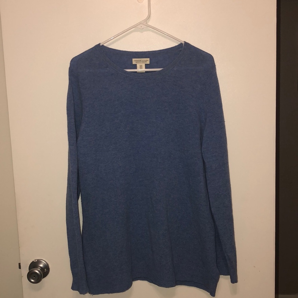 Adrienne Vittadini 100% 2-Ply Cashmere Sweater